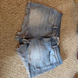 PINK jean shorts